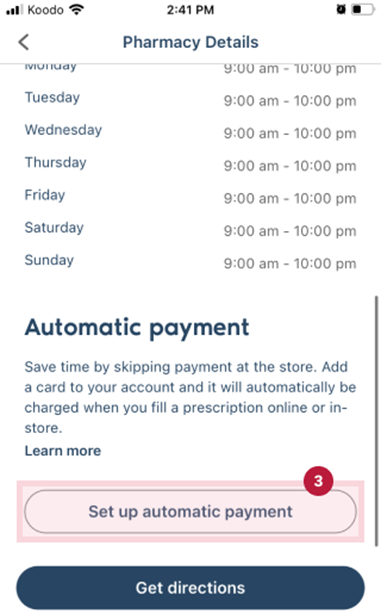 shoppers prescription refill online