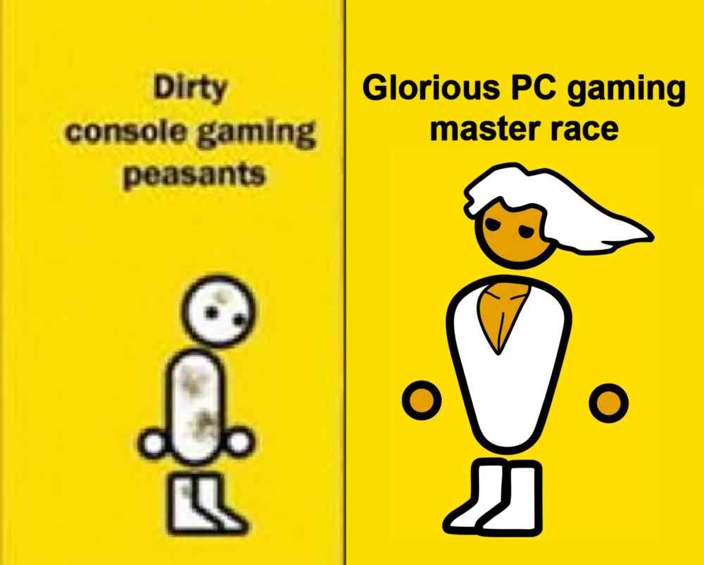 dirty console gaming peasants