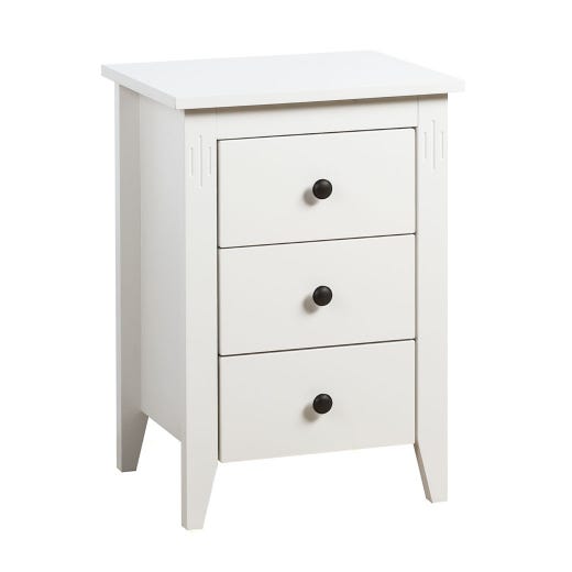 white bedside table canada