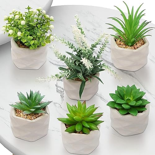 mini faux plants