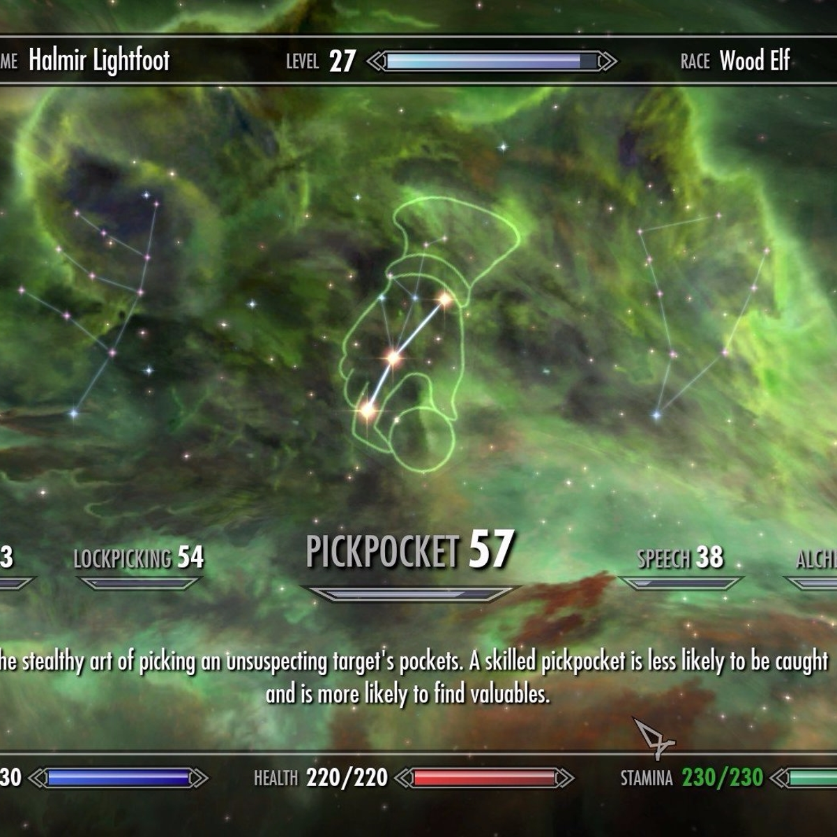 skyrim pickpocket