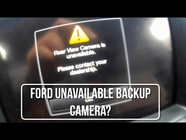 2015 ford explorer backup camera not working