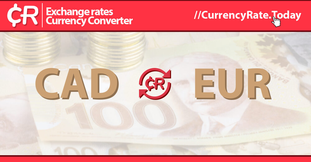 convert cad to euro