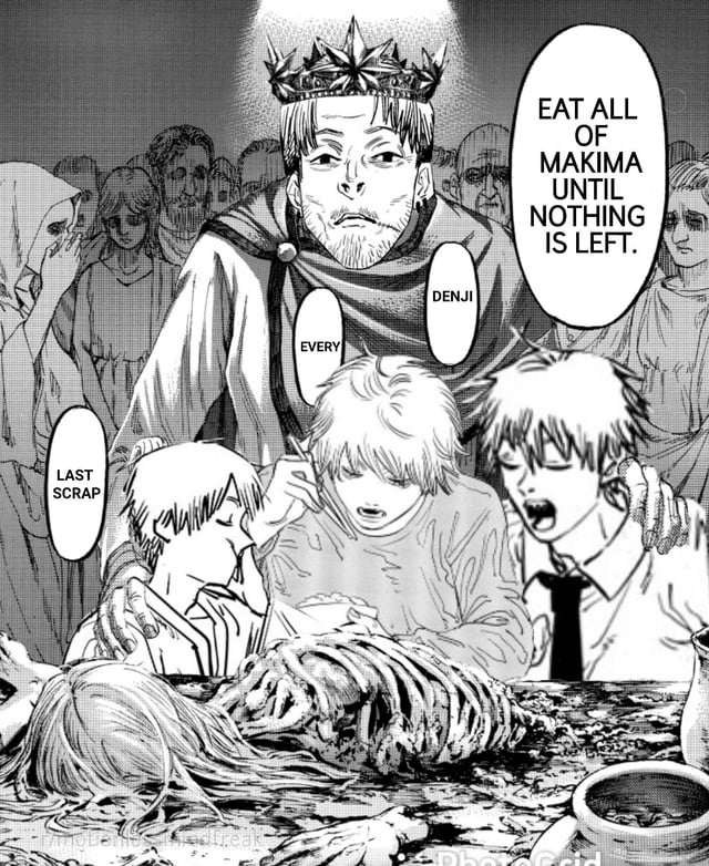 denji eat makima