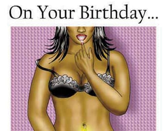 happy birthday sexy woman