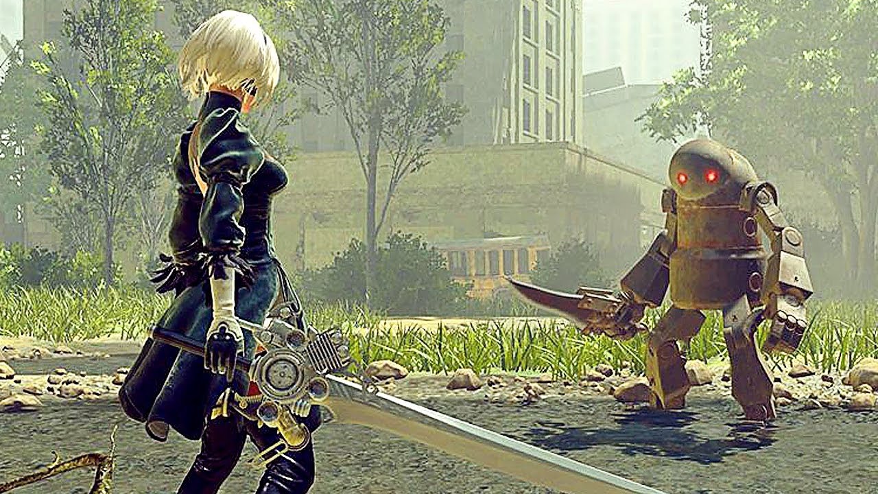 nier automata gameplay