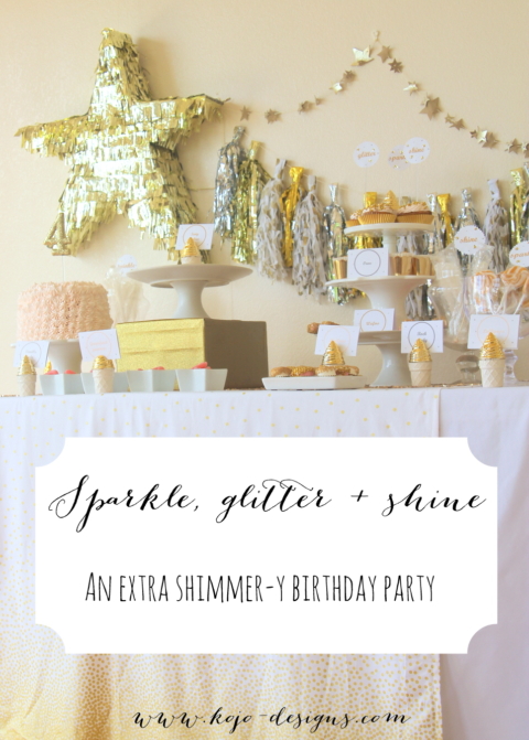 sparkly theme party