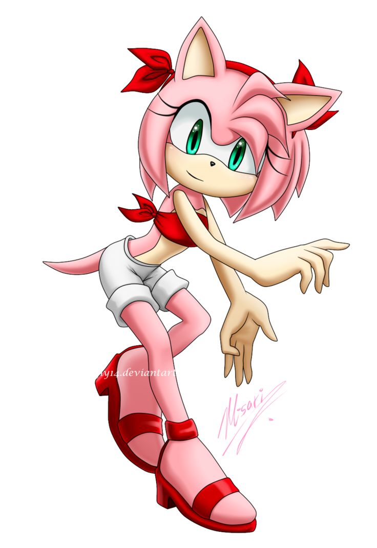 amy rose from sonic the hedgehog