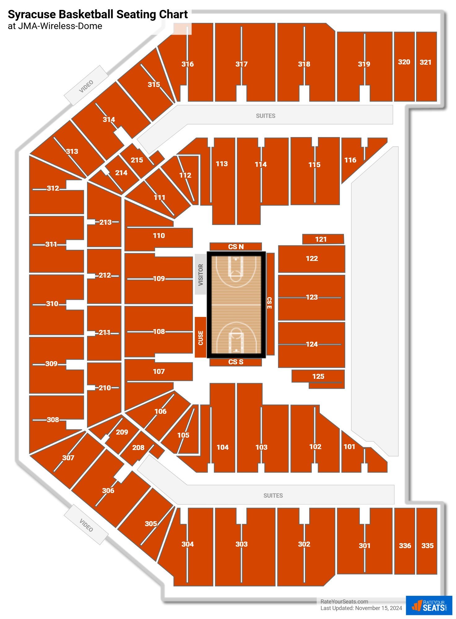 syracuse carrier dome map