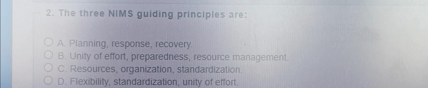 nims guiding principles