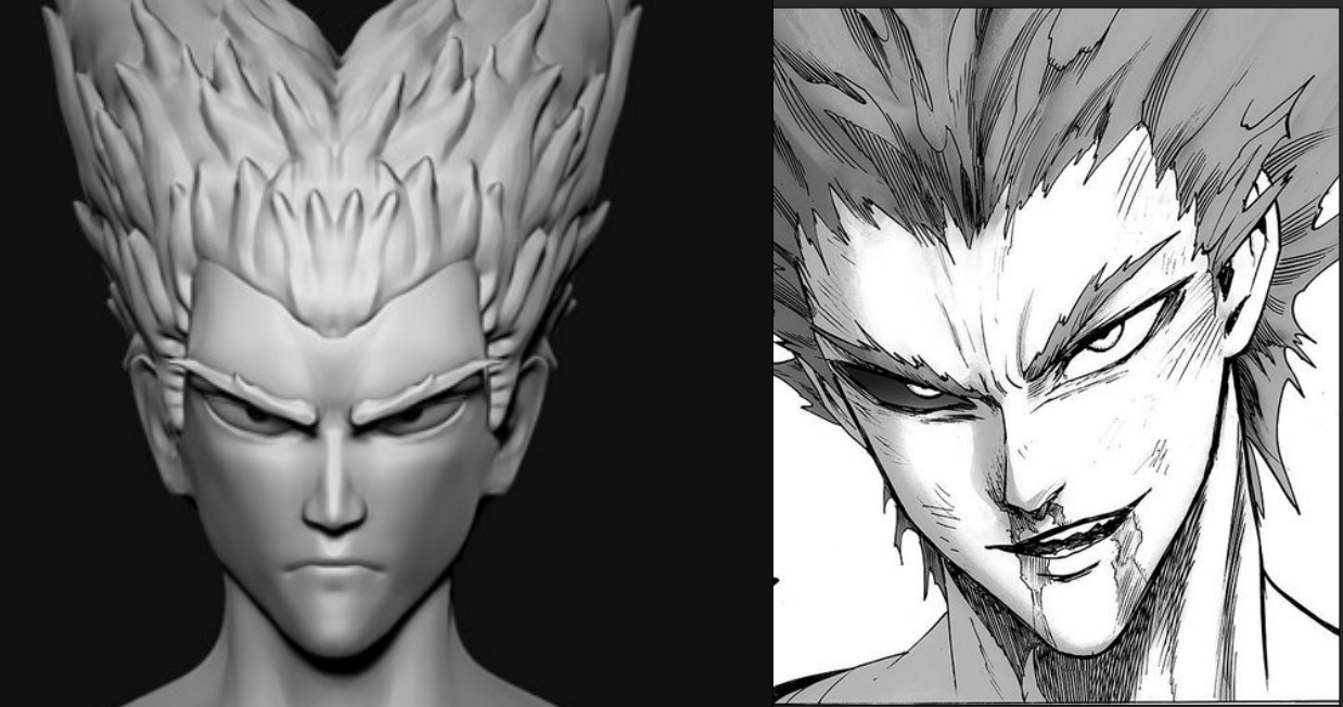 garou face