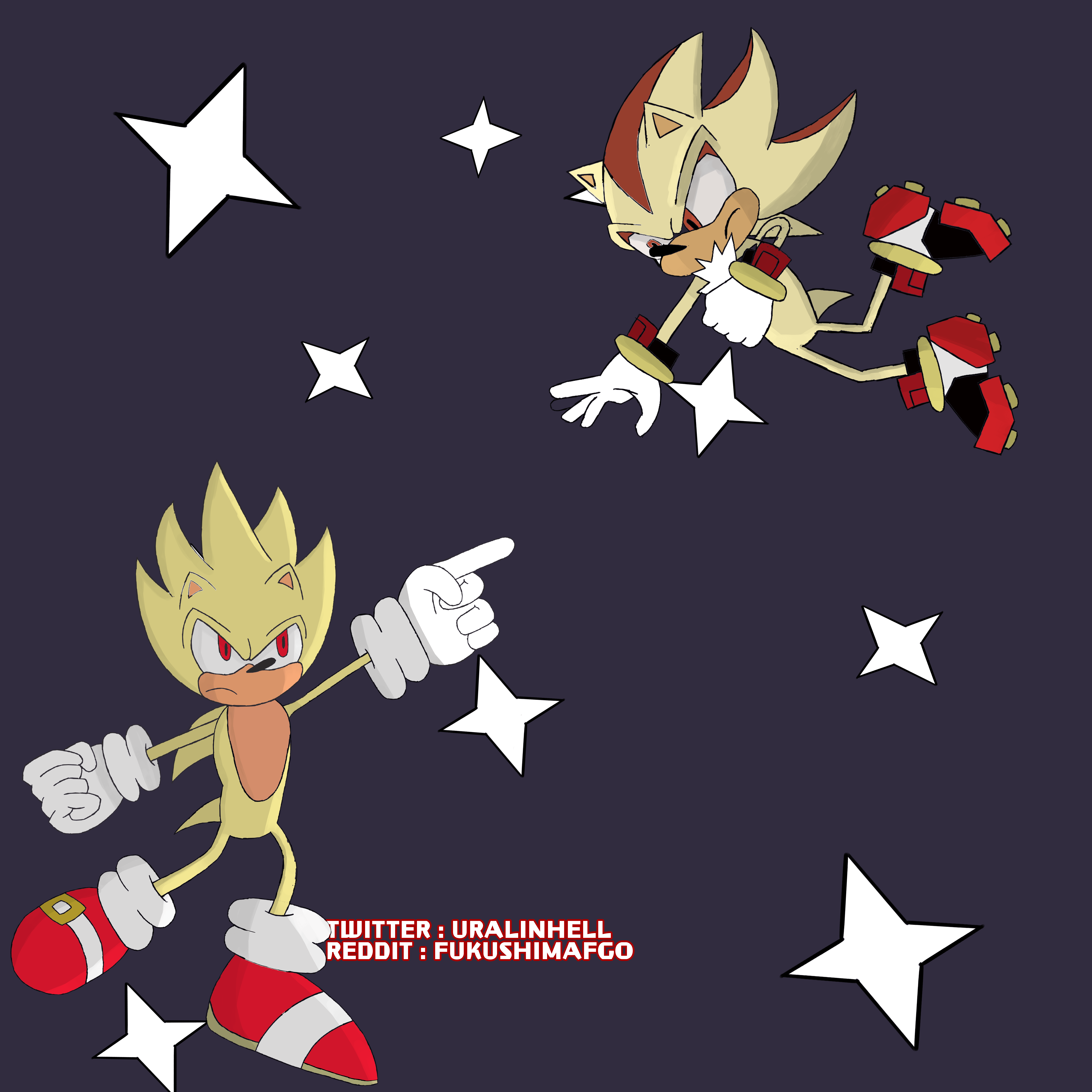 super sonic vs super shadow