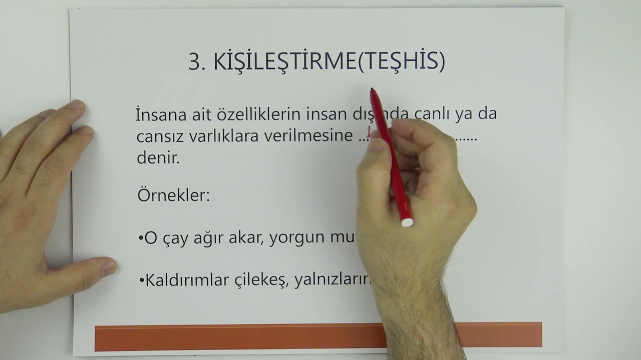 5 sınıf kişileştirme