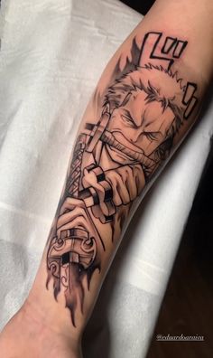 zoro tattoo design