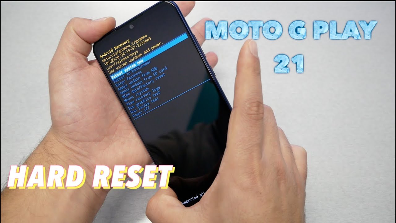 moto g play hard reset with buttons