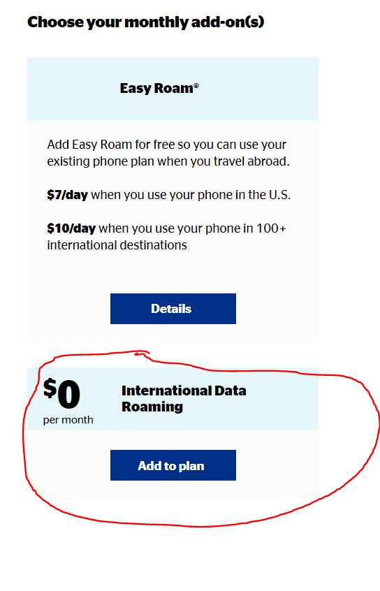 koodo international data roaming add-on