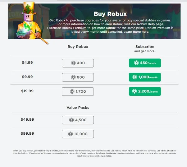 us dollar to robux