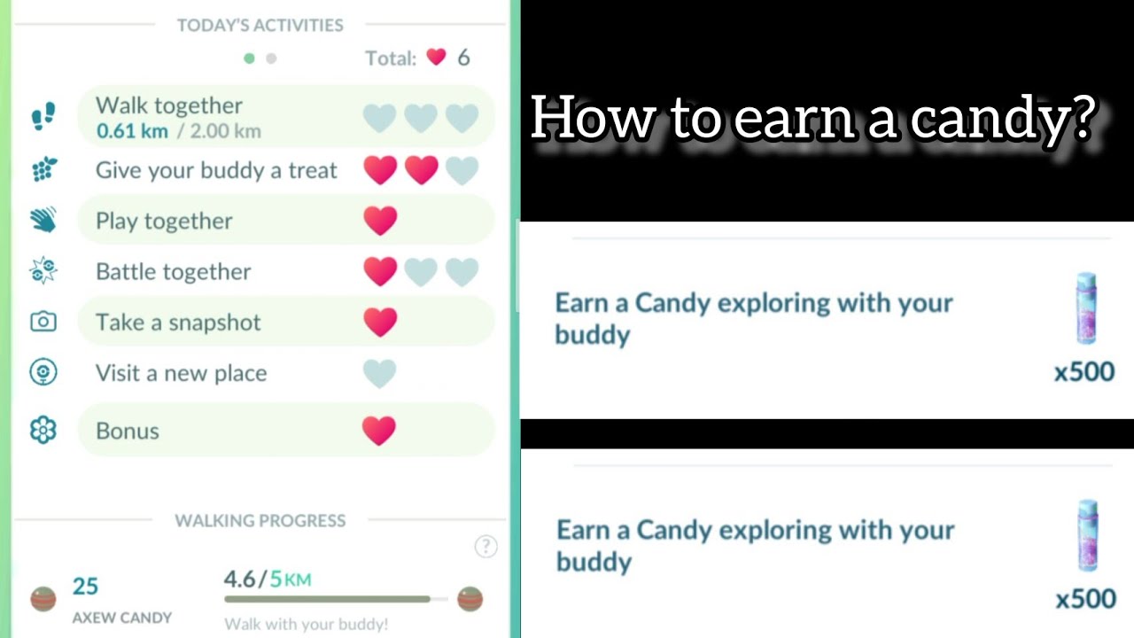 earn a candy exploring with your buddy