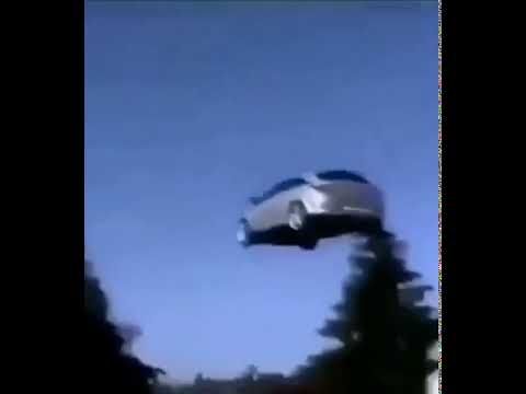 car flying meme