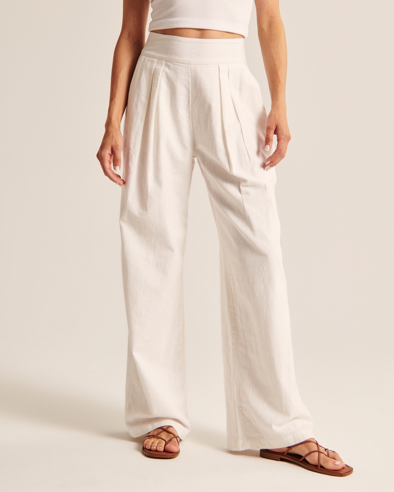 abercrombie and fitch wide leg pants