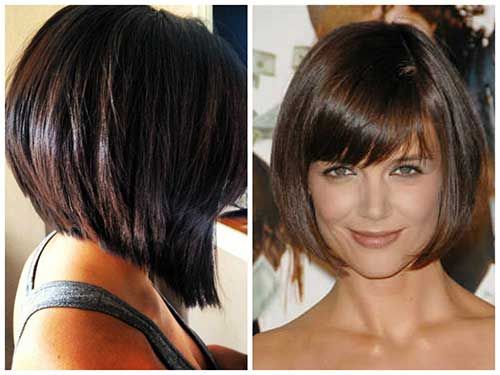 reverse bob with bangs