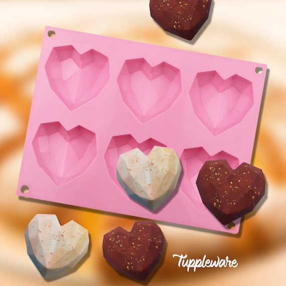 3d chocolate heart mold