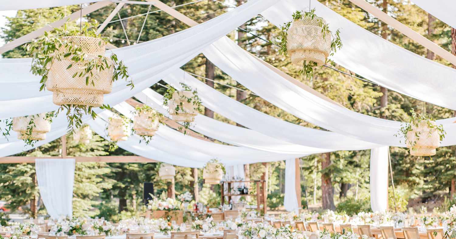 wedding ceiling drapes