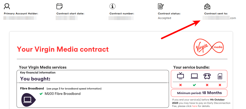 virgin media address