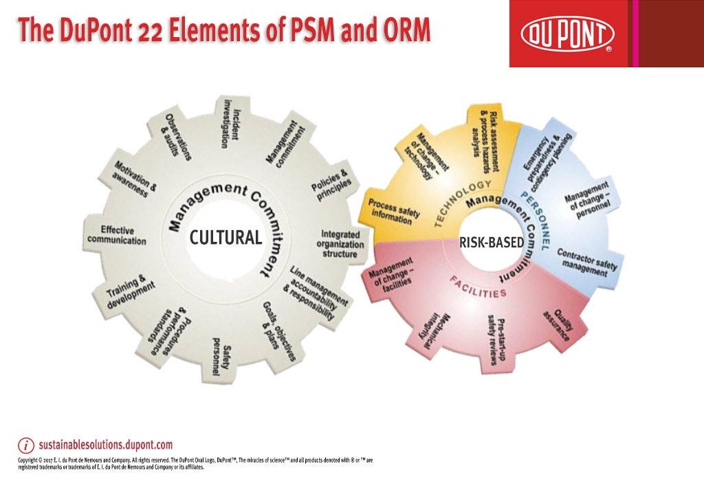 dupont 22 elements of safety