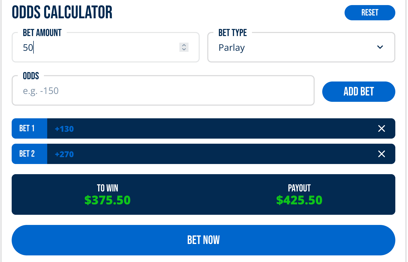 santa anita betting calculator