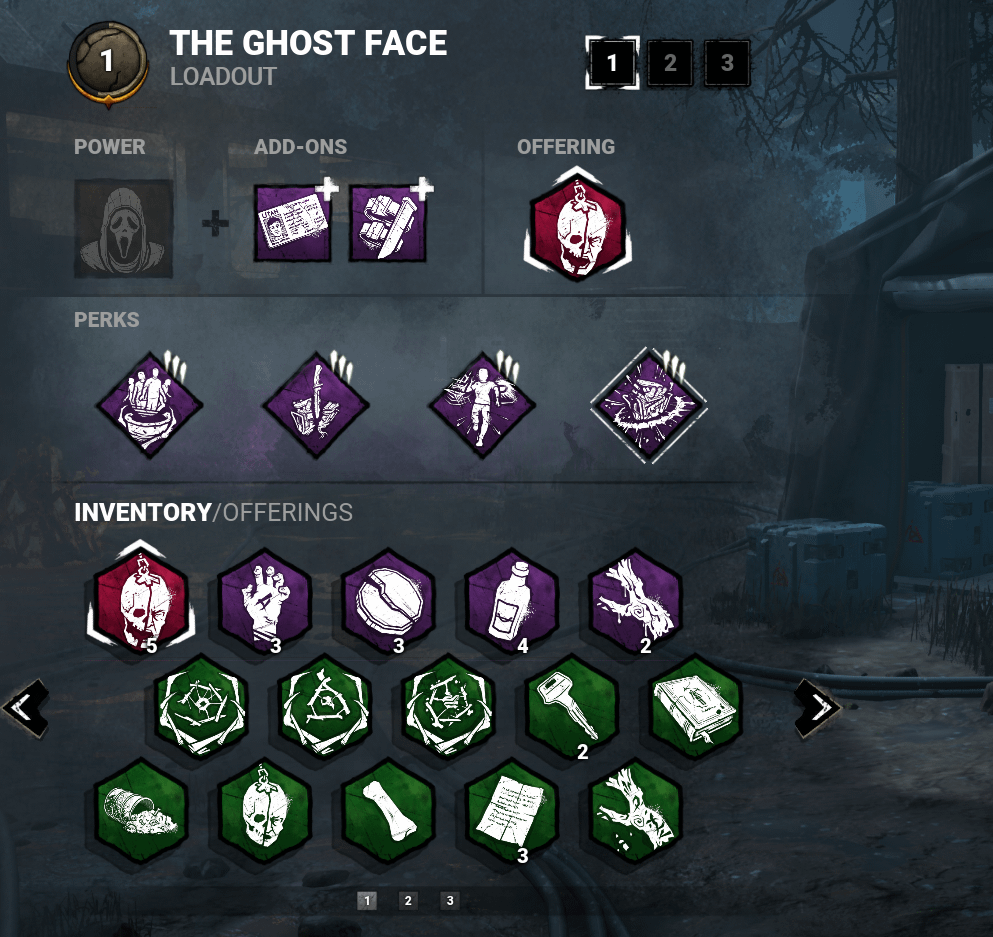 ghost face build dbd