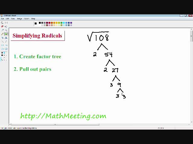 square root 108