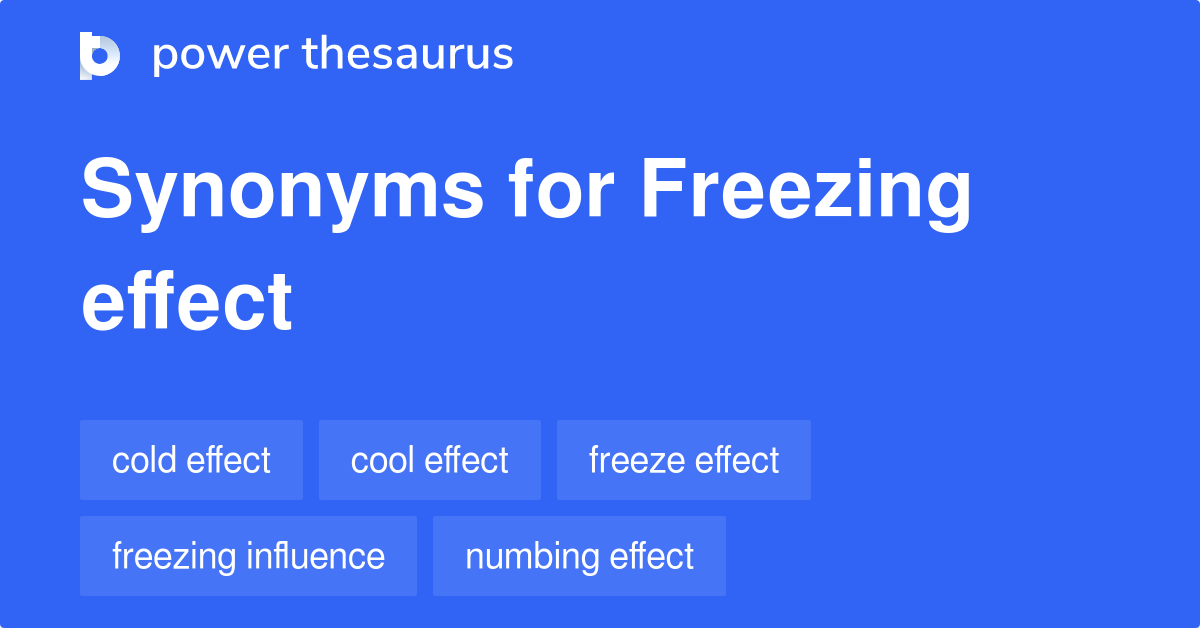 freeze thesaurus