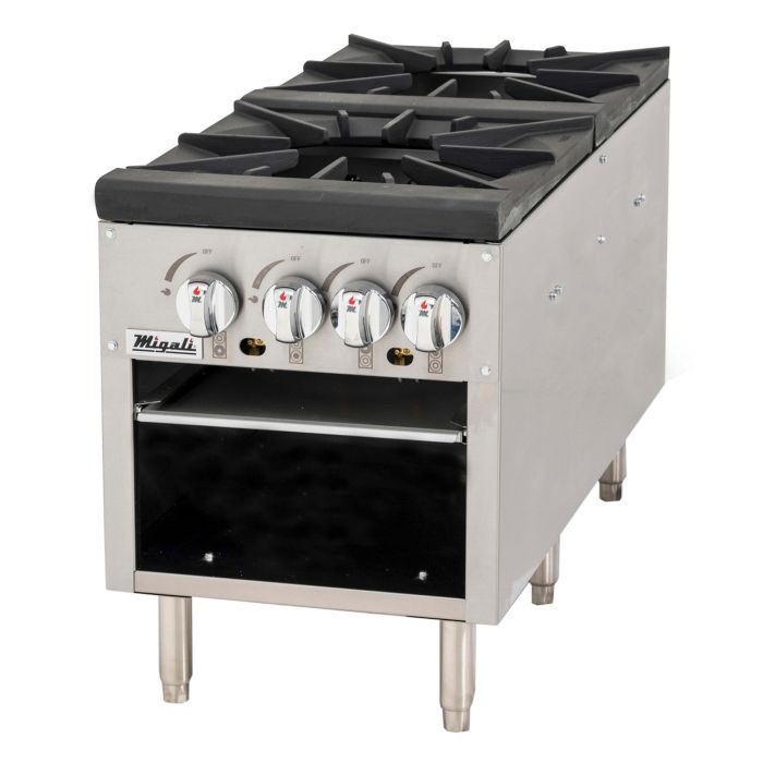 commercial gas stove 2 burner