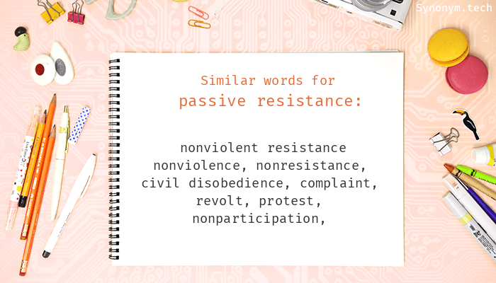 synonym for passive