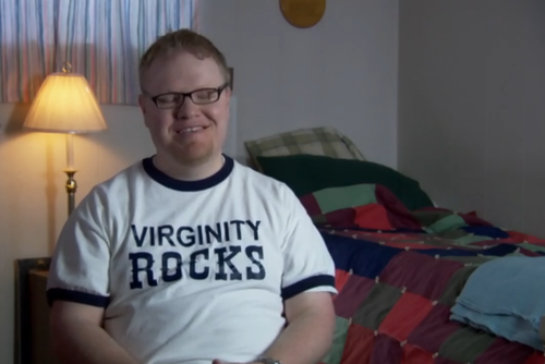 virginity rocks guy