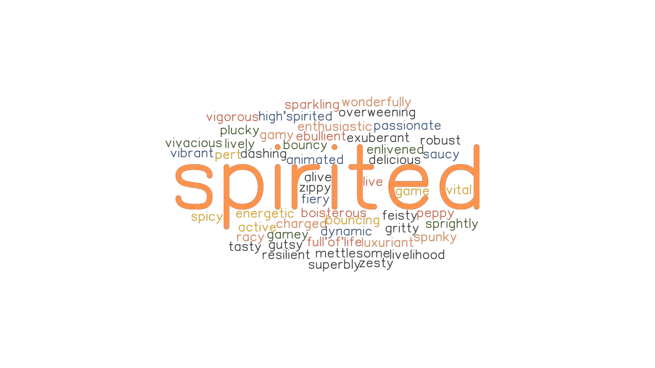 another word for spirited