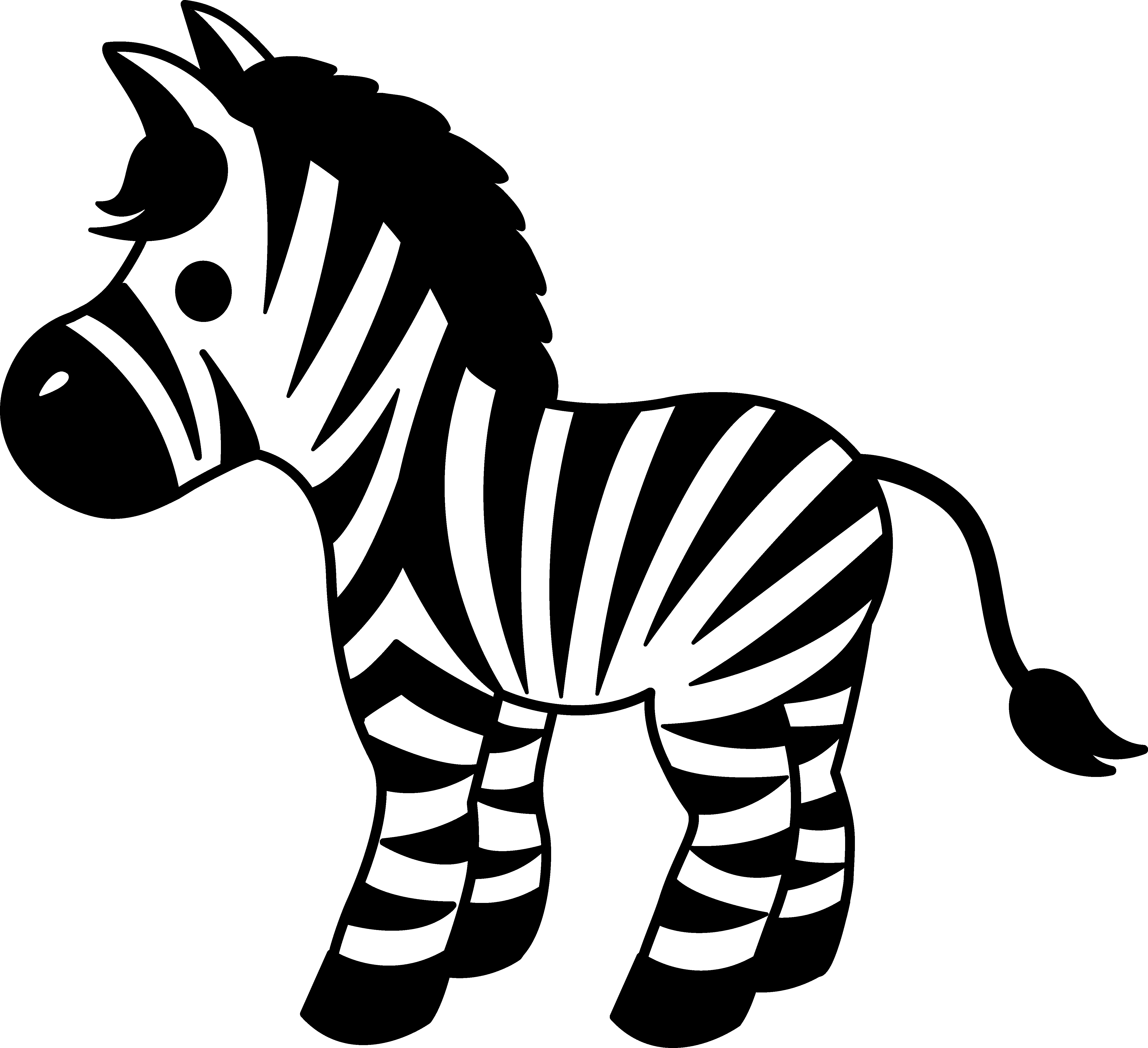 clipart zebra