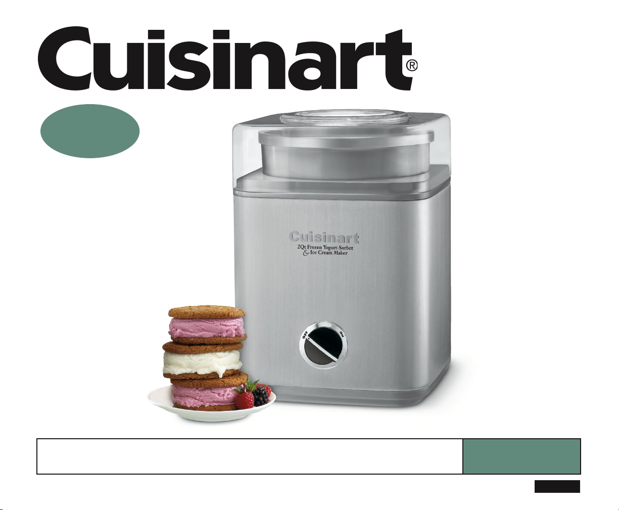 cuisinart i c e cream maker manual