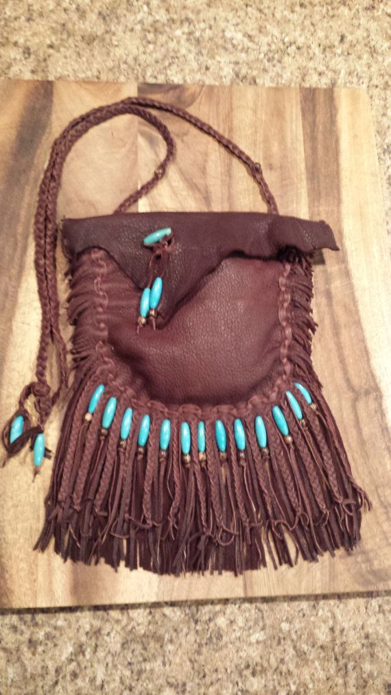 native american leather bags