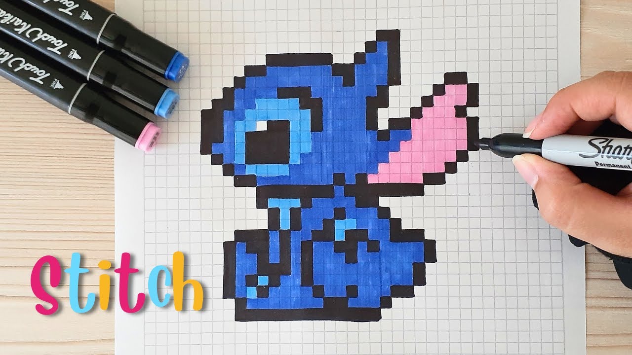 pixel art stitch