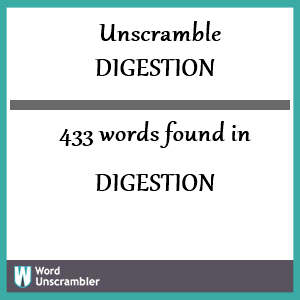 unscramble digest