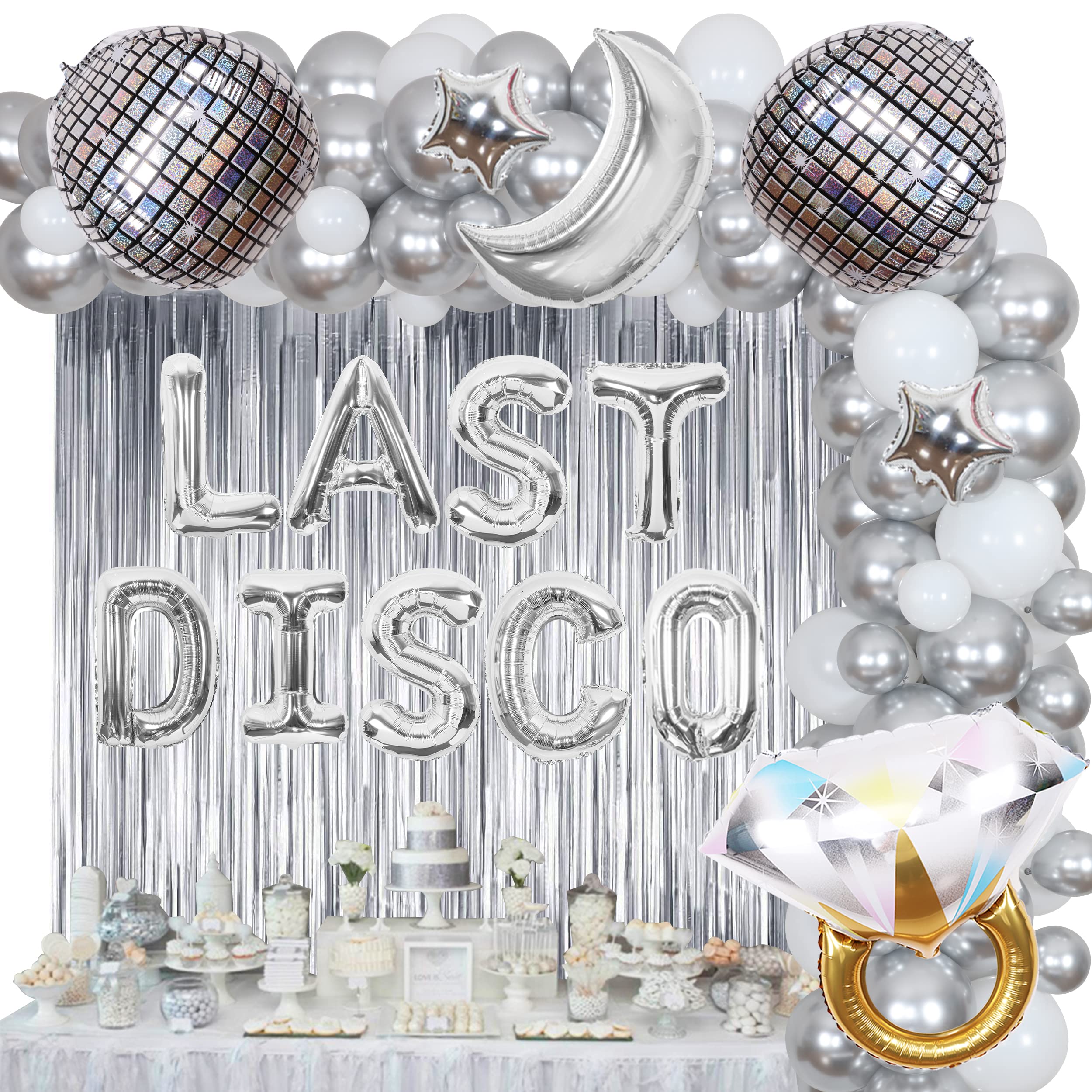 disco bachelorette decorations