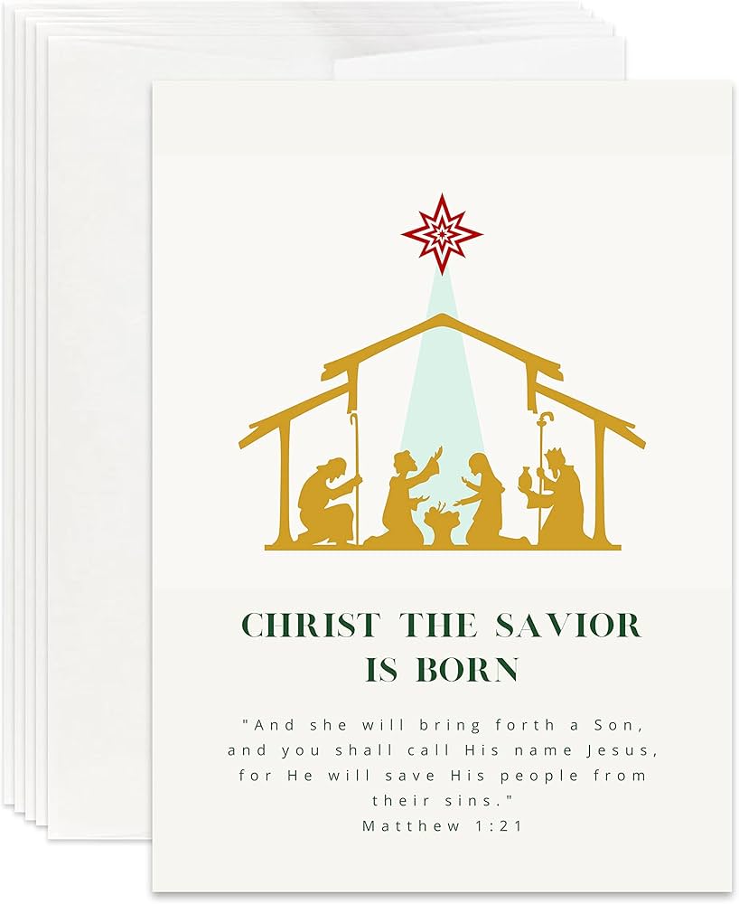 tarjeta navidad cristiana