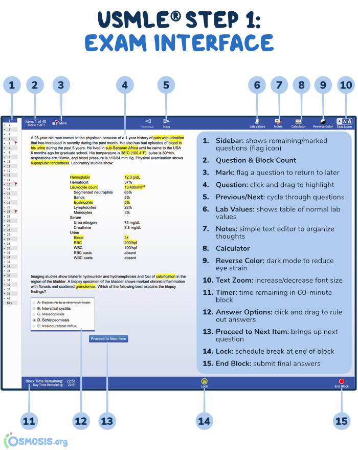 usmle step 1 subjects distribution