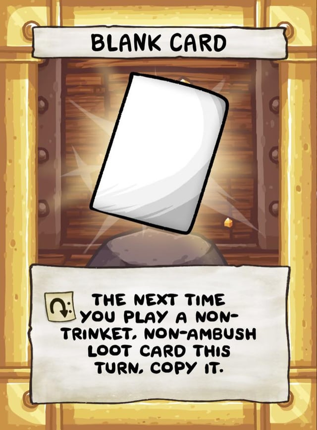 blank card isaac