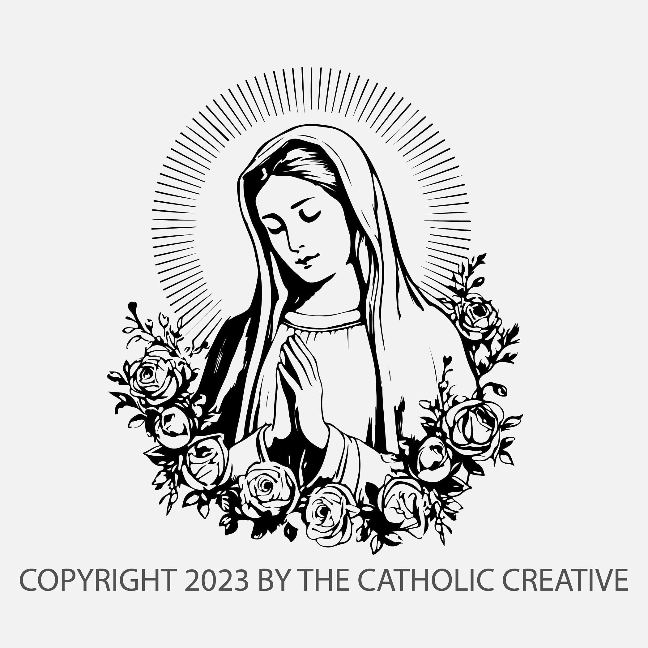 mother mary clipart