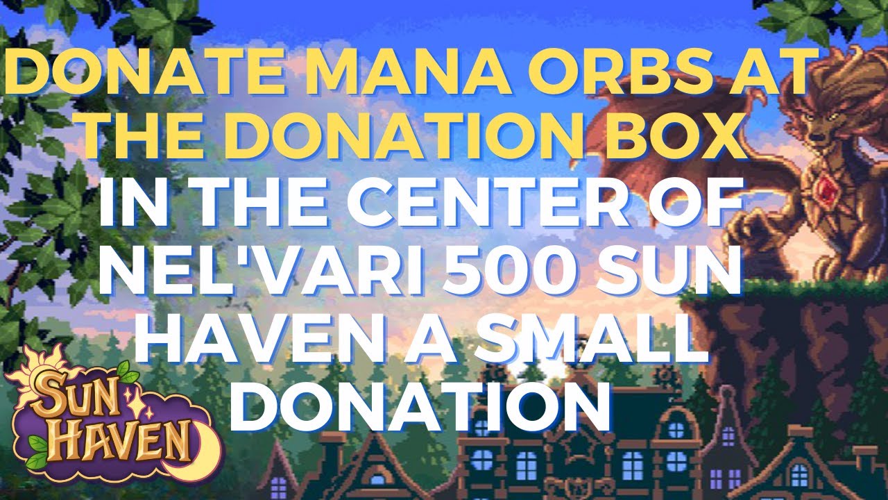 sun haven donation box