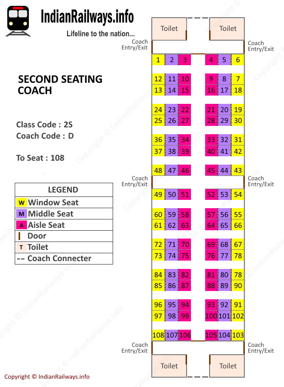 2a seat map