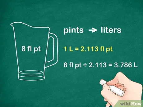 conversion from pints to litres